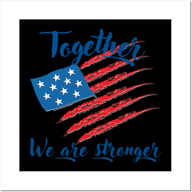 Together - We are stronger Wall Art by Art-Julia